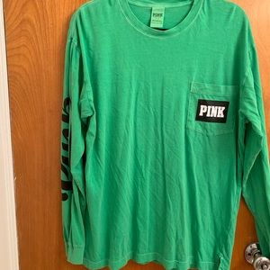 Victoria’s Secret Pink Long Sleeve Campus Tee
